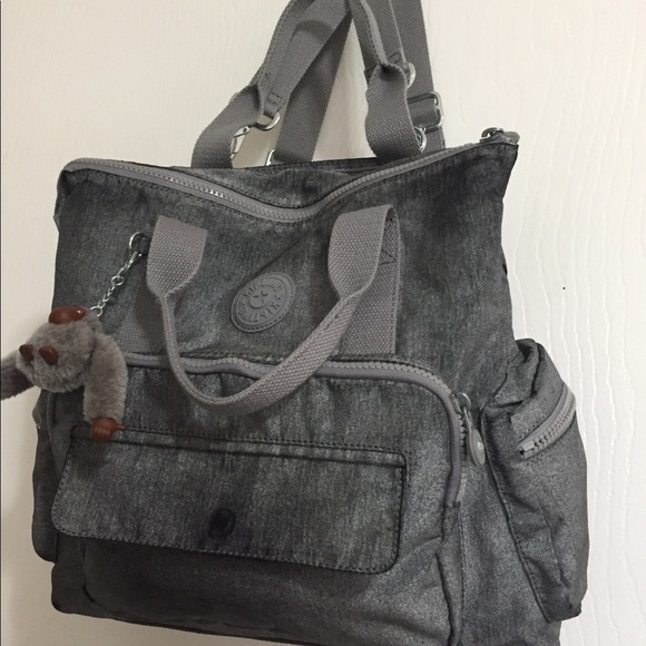 kipling alvy black convertible handbag